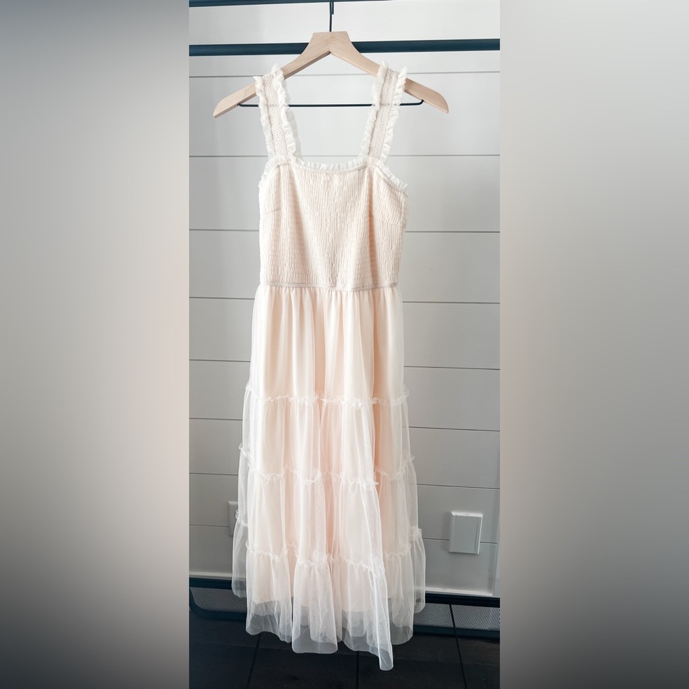 Chic Cream Maxi Dress